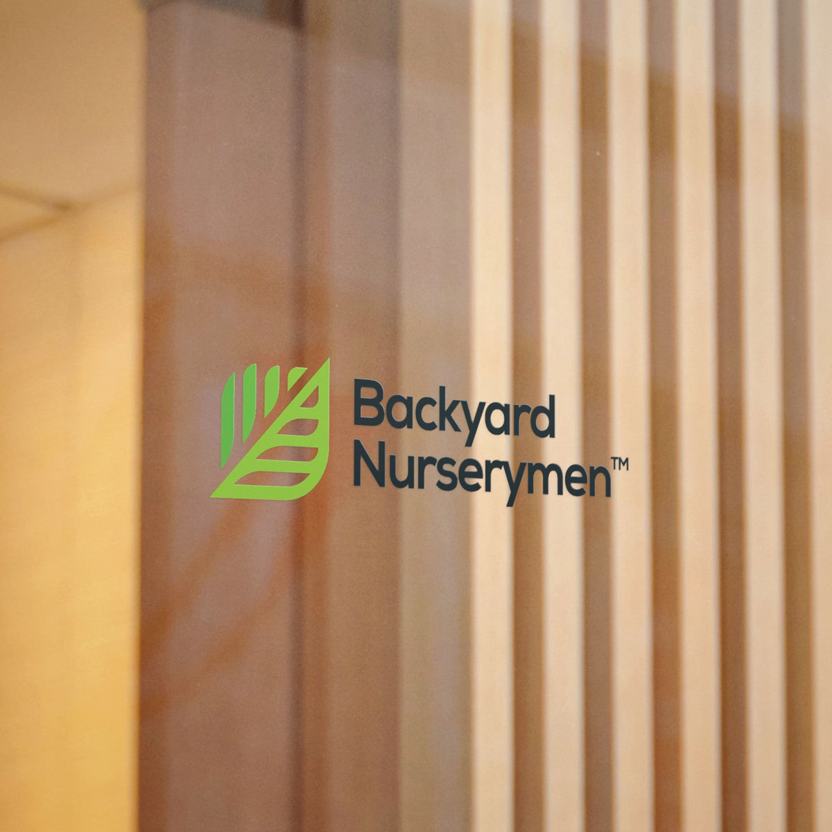 Backyard Nurserymen™ Logo Kiss-Cut Vinyl Sticker