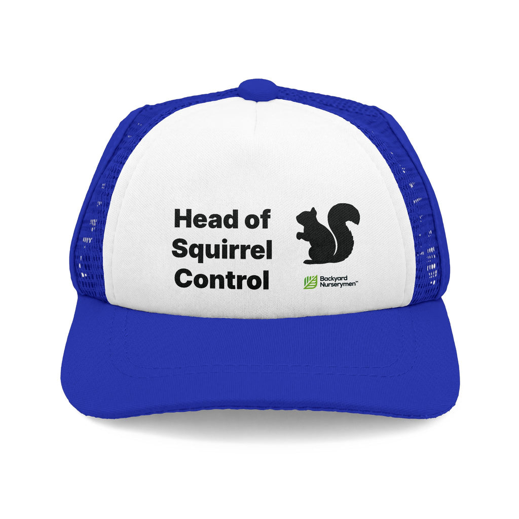 Backyard Nurserymen™ “Head of Squirrel Control” Dog Trucker Hat