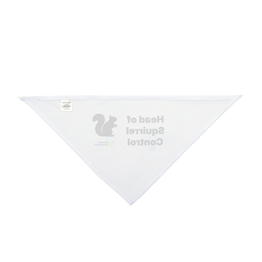Backyard Nurserymen™ “Head of Squirrel Control” Dog Bandana