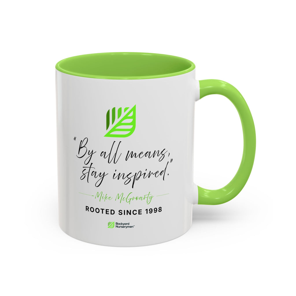 Backyard Nurserymen™ Mike's Legacy Color Accent Mug