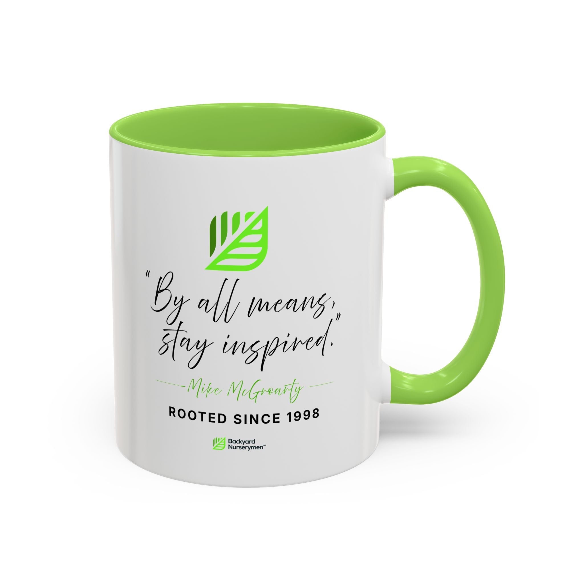 Backyard Nurserymen™ Mike's Legacy Color Accent Mug