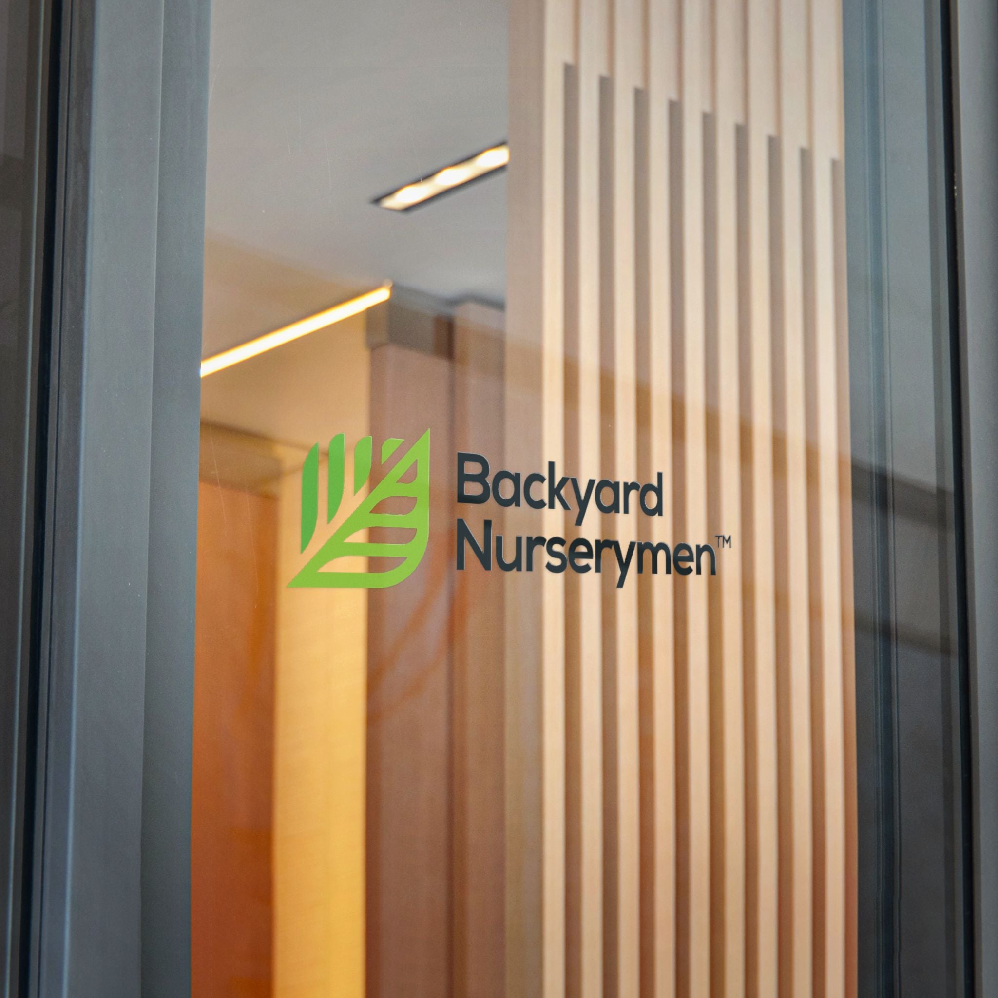 Backyard Nurserymen™ Logo Kiss-Cut Vinyl Sticker