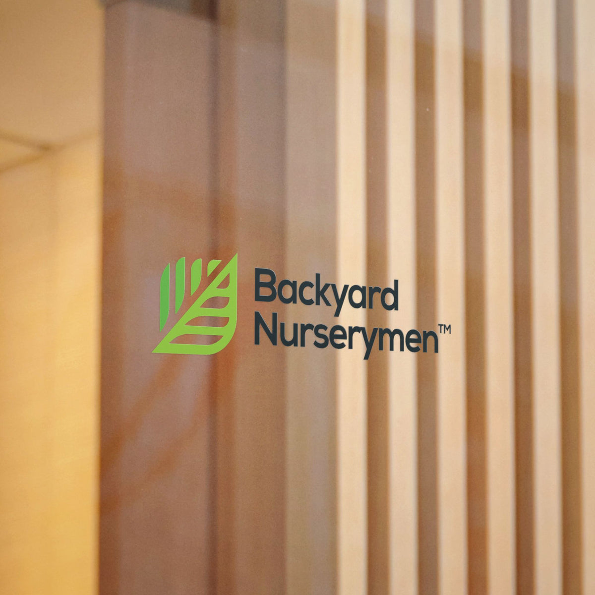 Backyard Nurserymen™ Logo Kiss-Cut Vinyl Sticker