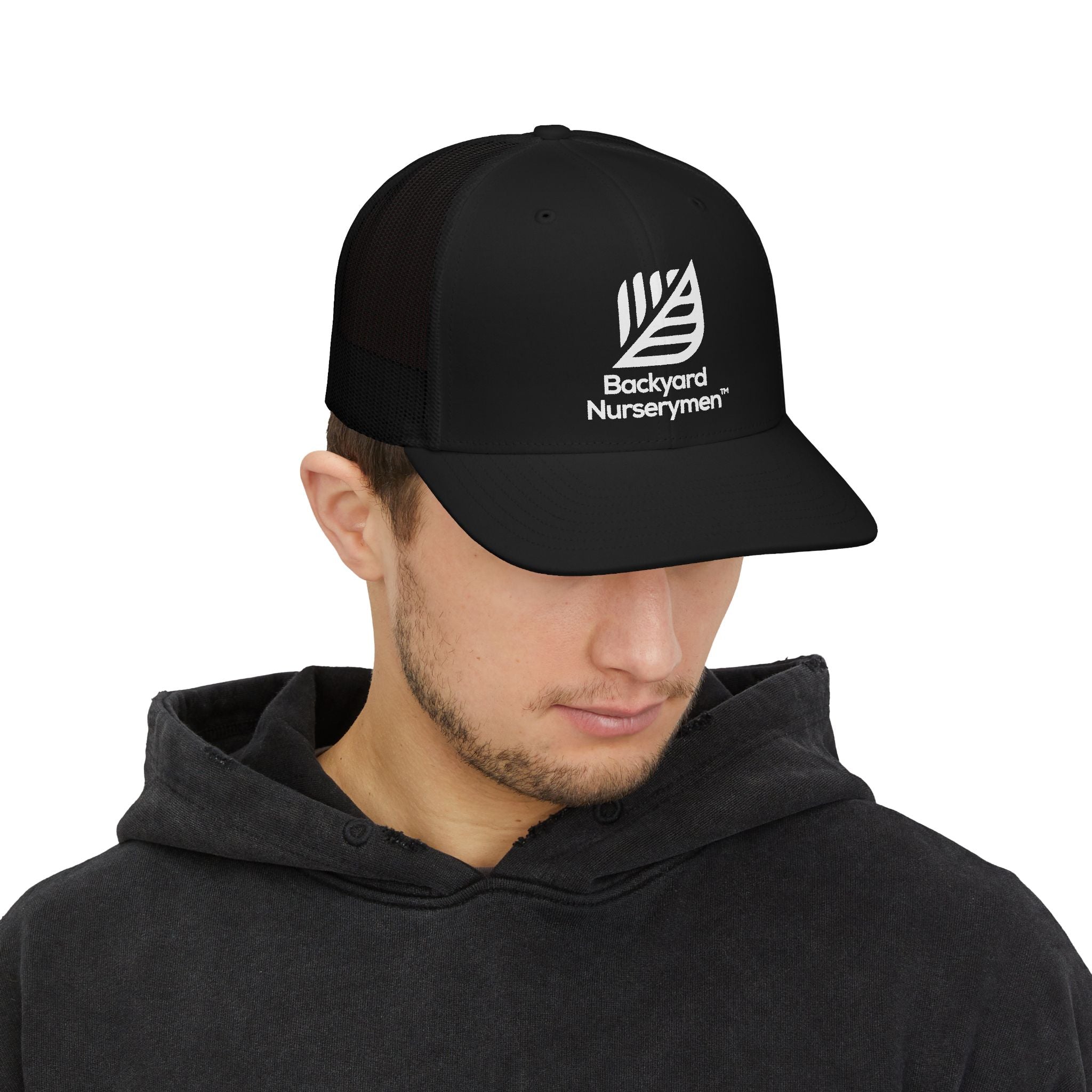 Backyard Nurserymen Snapback Trucker Cap — Mesh Back Garden Hat