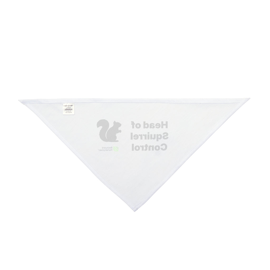 Backyard Nurserymen™ “Head of Squirrel Control” Dog Bandana