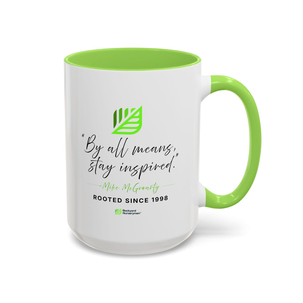 Backyard Nurserymen™ Mike's Legacy Color Accent Mug