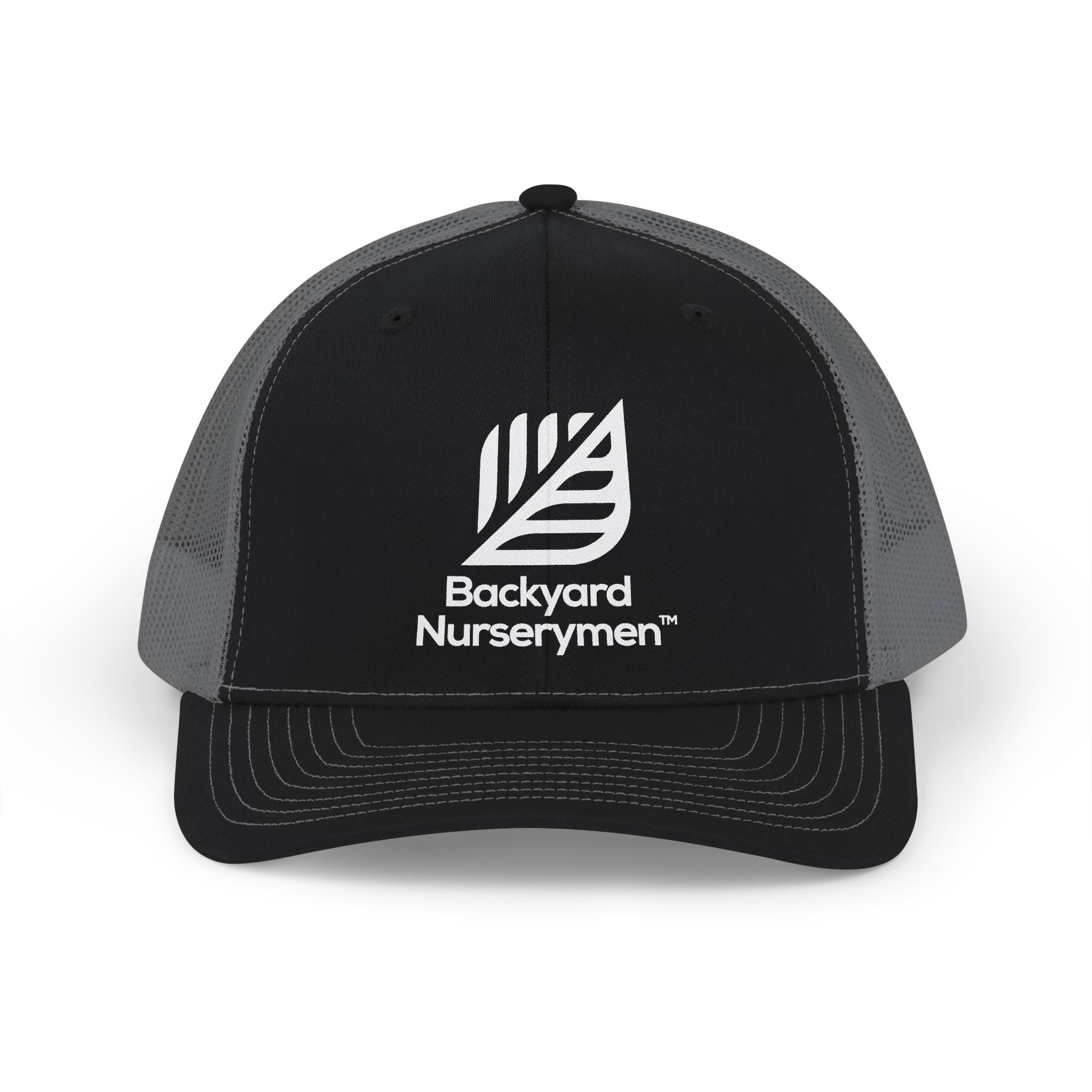 Backyard Nurserymen Snapback Trucker Cap — Mesh Back Garden Hat