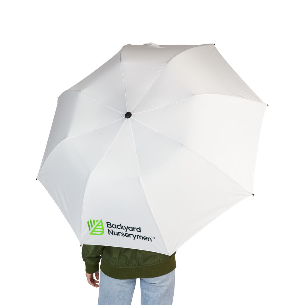 Foldable Semi-Automatic Umbrella — Compact Rain Travel Umbrella with Logo