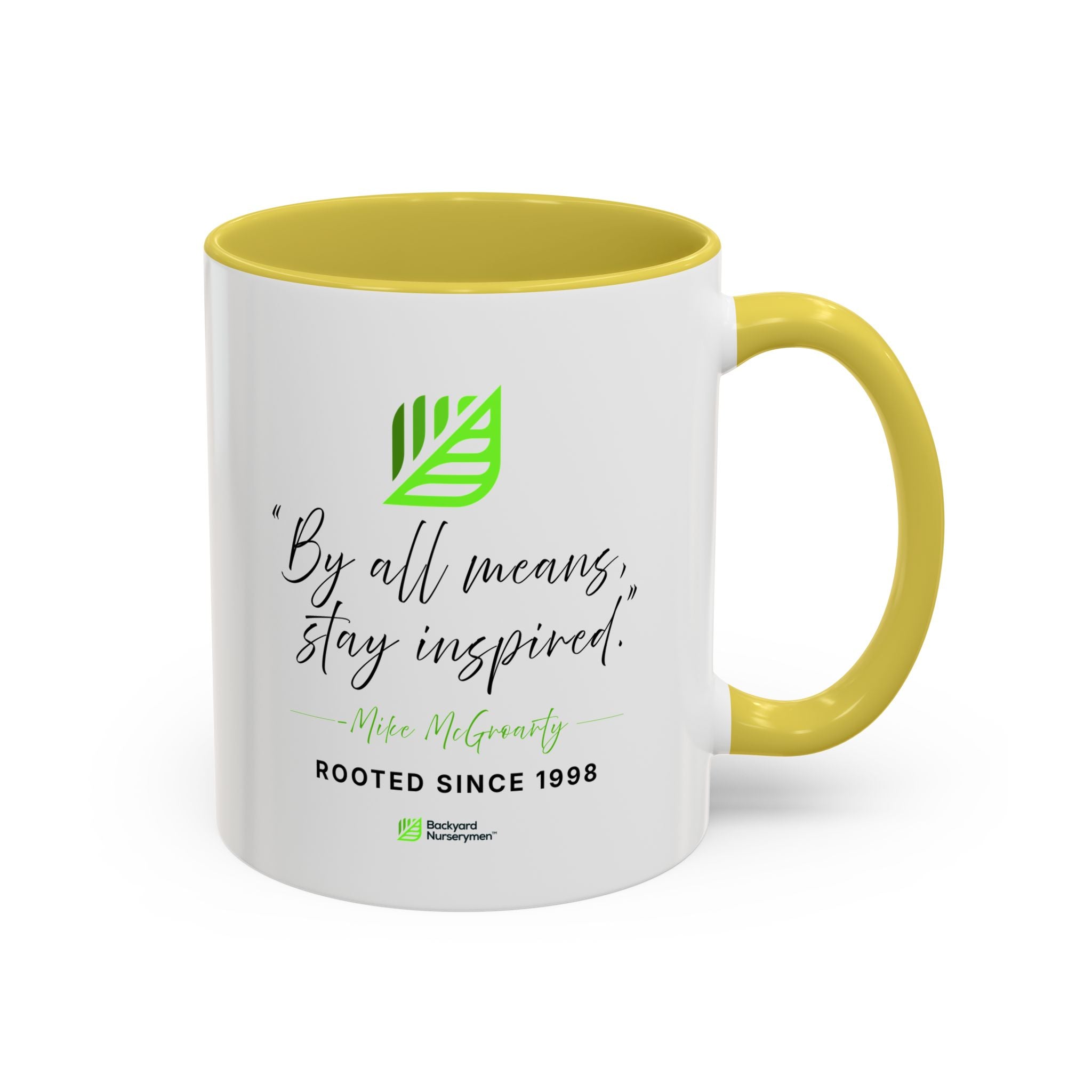 Backyard Nurserymen™ Mike's Legacy Color Accent Mug