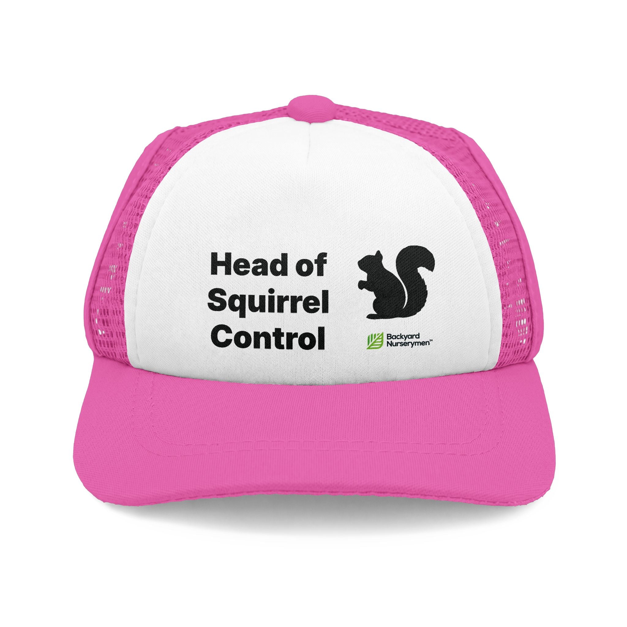 Backyard Nurserymen™ “Head of Squirrel Control” Dog Trucker Hat