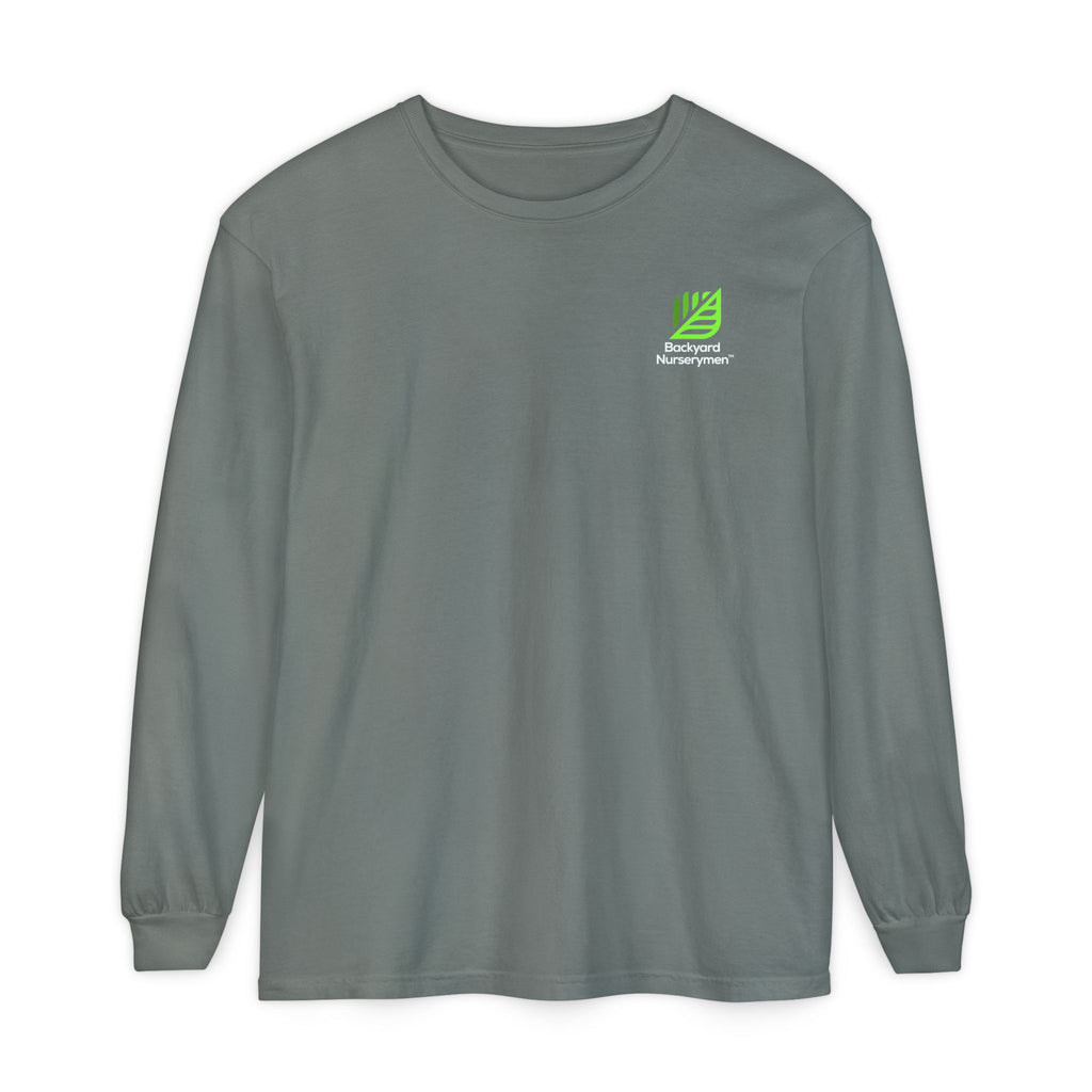 Comfort Colors Backyard Nurserymen™ Grow Plants. Make Money. Long Sleeve Shirt