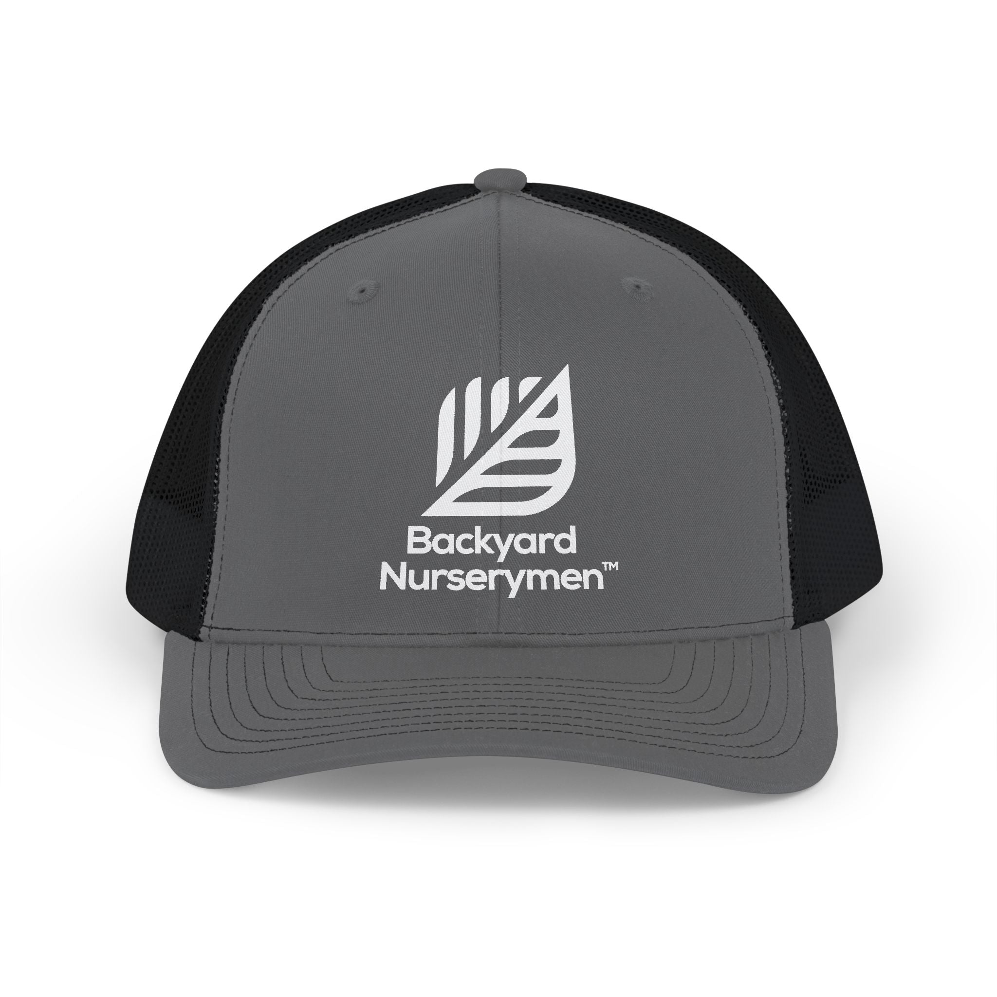 Backyard Nurserymen Snapback Trucker Cap — Mesh Back Garden Hat