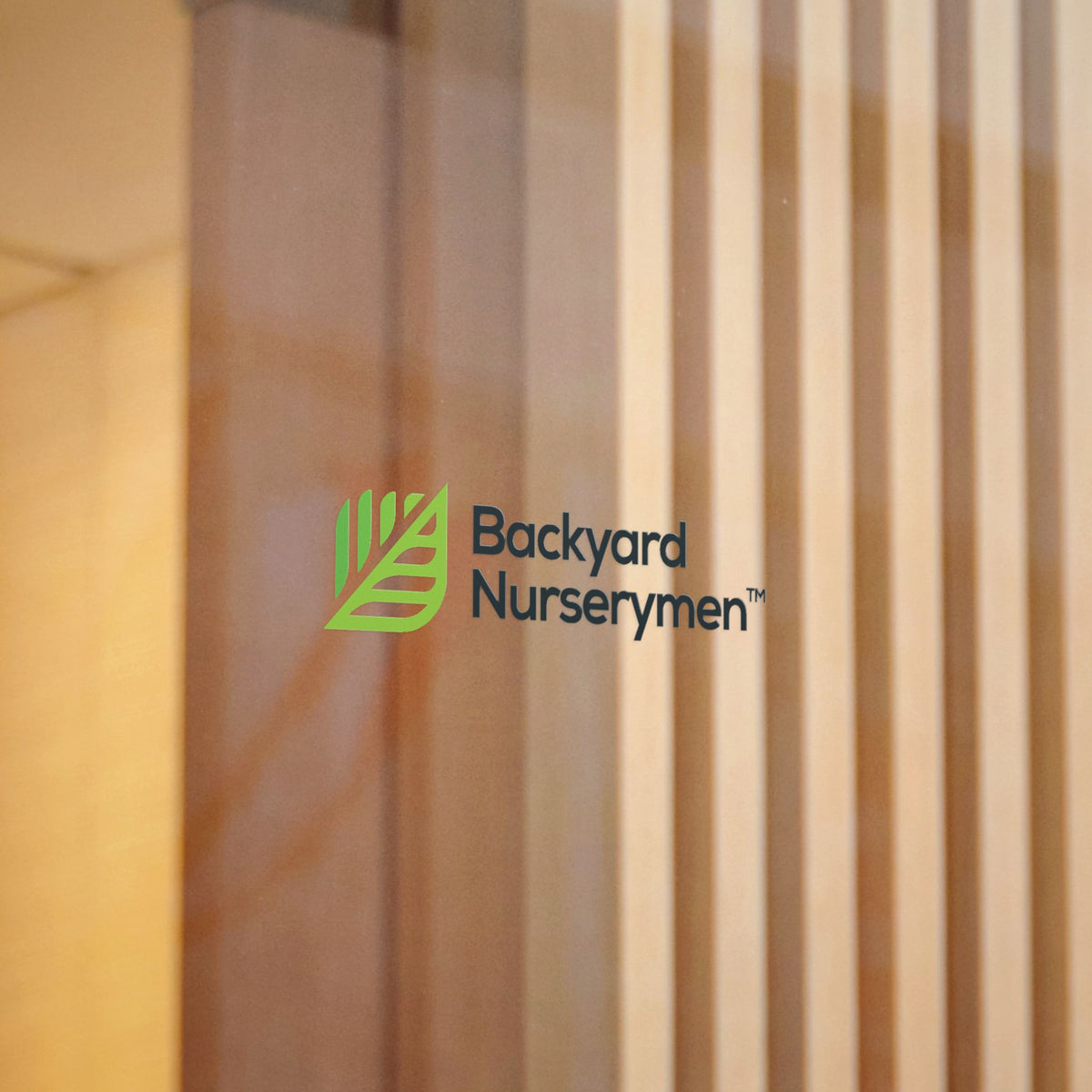 Backyard Nurserymen™ Logo Kiss-Cut Vinyl Sticker
